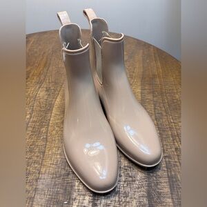 Chic Beige Rain Boots